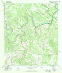 Hammetts Crossing Texas Historical topographic map, 1:24000 scale, 7.5 X 7.5 Minute, Year 1967