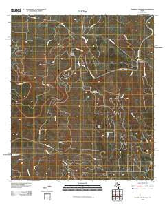 Hammetts Crossing Texas Historical topographic map, 1:24000 scale, 7.5 X 7.5 Minute, Year 2010