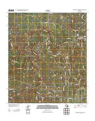 Hammetts Crossing Texas Historical topographic map, 1:24000 scale, 7.5 X 7.5 Minute, Year 2012