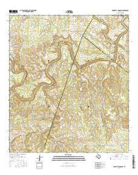 Hammetts Crossing Texas Current topographic map, 1:24000 scale, 7.5 X 7.5 Minute, Year 2016