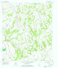 Hammond Texas Historical topographic map, 1:24000 scale, 7.5 X 7.5 Minute, Year 1962