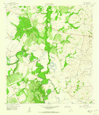 Hamon Texas Historical topographic map, 1:24000 scale, 7.5 X 7.5 Minute, Year 1959