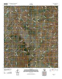 Hamon Texas Historical topographic map, 1:24000 scale, 7.5 X 7.5 Minute, Year 2010