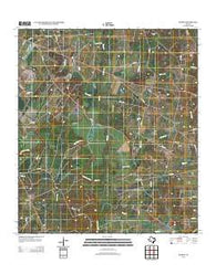 Hamon Texas Historical topographic map, 1:24000 scale, 7.5 X 7.5 Minute, Year 2013