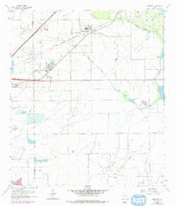Hamshire Texas Historical topographic map, 1:24000 scale, 7.5 X 7.5 Minute, Year 1962