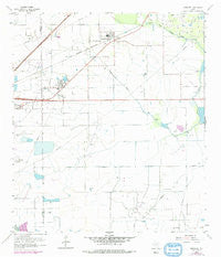 Hamshire Texas Historical topographic map, 1:24000 scale, 7.5 X 7.5 Minute, Year 1962