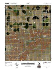 Hannas Draw East Texas Historical topographic map, 1:24000 scale, 7.5 X 7.5 Minute, Year 2010