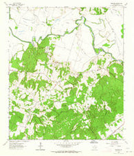 Hanover Texas Historical topographic map, 1:24000 scale, 7.5 X 7.5 Minute, Year 1961