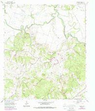 Hanover Texas Historical topographic map, 1:24000 scale, 7.5 X 7.5 Minute, Year 1961