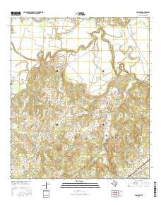 Hanover Texas Current topographic map, 1:24000 scale, 7.5 X 7.5 Minute, Year 2016