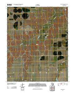 Hansford Texas Historical topographic map, 1:24000 scale, 7.5 X 7.5 Minute, Year 2010