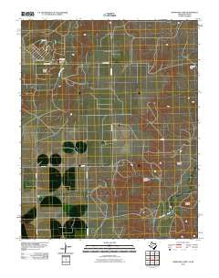 Hansford Camp Texas Historical topographic map, 1:24000 scale, 7.5 X 7.5 Minute, Year 2010