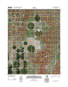 Hansford Camp Texas Historical topographic map, 1:24000 scale, 7.5 X 7.5 Minute, Year 2012