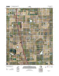 Happy Texas Historical topographic map, 1:24000 scale, 7.5 X 7.5 Minute, Year 2012