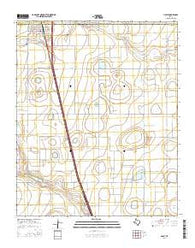 Happy Texas Current topographic map, 1:24000 scale, 7.5 X 7.5 Minute, Year 2016