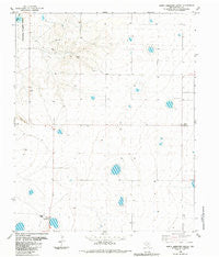 Happy Hereford Ranch Texas Historical topographic map, 1:24000 scale, 7.5 X 7.5 Minute, Year 1984