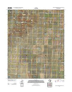 Happy Hereford Ranch Texas Historical topographic map, 1:24000 scale, 7.5 X 7.5 Minute, Year 2012