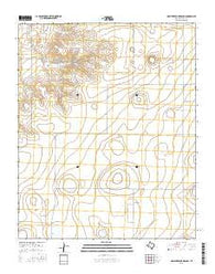 Happy Hereford Ranch Texas Current topographic map, 1:24000 scale, 7.5 X 7.5 Minute, Year 2016