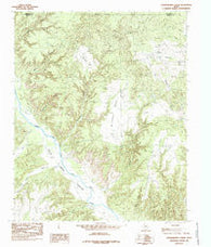 Hardscrabble Creek Texas Historical topographic map, 1:24000 scale, 7.5 X 7.5 Minute, Year 1985