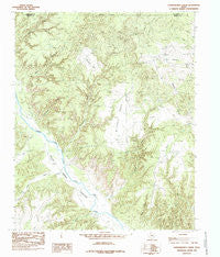 Hardscrabble Creek Texas Historical topographic map, 1:24000 scale, 7.5 X 7.5 Minute, Year 1985