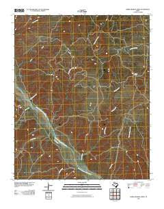 Hardscrabble Creek Texas Historical topographic map, 1:24000 scale, 7.5 X 7.5 Minute, Year 2010