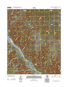 Hardscrabble Creek Texas Historical topographic map, 1:24000 scale, 7.5 X 7.5 Minute, Year 2012
