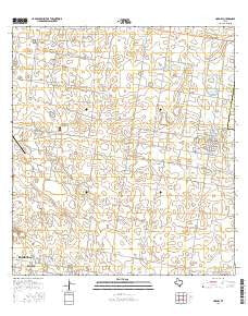 Hargill Texas Current topographic map, 1:24000 scale, 7.5 X 7.5 Minute, Year 2016