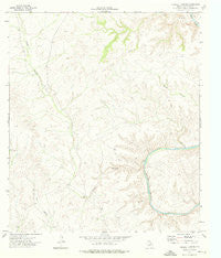 Harkell Canyon Texas Historical topographic map, 1:24000 scale, 7.5 X 7.5 Minute, Year 1973