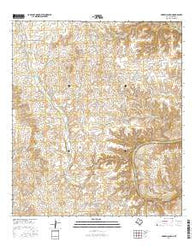 Harkell Canyon Texas Current topographic map, 1:24000 scale, 7.5 X 7.5 Minute, Year 2016