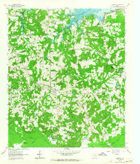Harleton Texas Historical topographic map, 1:24000 scale, 7.5 X 7.5 Minute, Year 1961