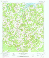 Harleton Texas Historical topographic map, 1:24000 scale, 7.5 X 7.5 Minute, Year 1961