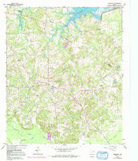 Harleton Texas Historical topographic map, 1:24000 scale, 7.5 X 7.5 Minute, Year 1961