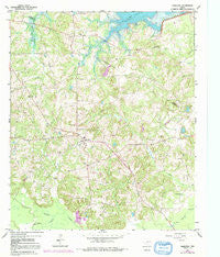Harleton Texas Historical topographic map, 1:24000 scale, 7.5 X 7.5 Minute, Year 1961