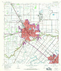 Harlingen Texas Historical topographic map, 1:24000 scale, 7.5 X 7.5 Minute, Year 1956