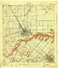 Harlingen Texas Historical topographic map, 1:24000 scale, 7.5 X 7.5 Minute, Year 1929