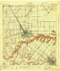 Harlingen Texas Historical topographic map, 1:24000 scale, 7.5 X 7.5 Minute, Year 1929