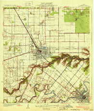 Harlingen Texas Historical topographic map, 1:31680 scale, 7.5 X 7.5 Minute, Year 1932