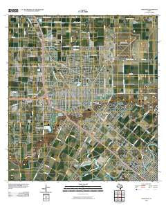 Harlingen Texas Historical topographic map, 1:24000 scale, 7.5 X 7.5 Minute, Year 2010