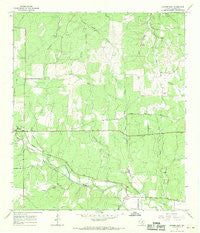 Harper East Texas Historical topographic map, 1:24000 scale, 7.5 X 7.5 Minute, Year 1967