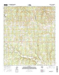 Harper East Texas Current topographic map, 1:24000 scale, 7.5 X 7.5 Minute, Year 2016