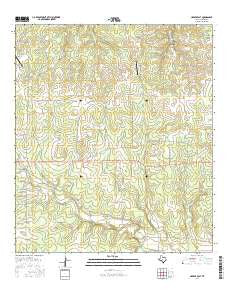 Harper East Texas Current topographic map, 1:24000 scale, 7.5 X 7.5 Minute, Year 2016