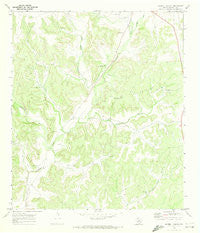 Harrell Canyon Texas Historical topographic map, 1:24000 scale, 7.5 X 7.5 Minute, Year 1970