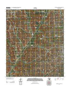 Harrell Canyon Texas Historical topographic map, 1:24000 scale, 7.5 X 7.5 Minute, Year 2012