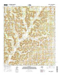 Harrell Canyon Texas Current topographic map, 1:24000 scale, 7.5 X 7.5 Minute, Year 2016