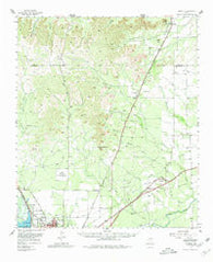 Harriet Texas Historical topographic map, 1:62500 scale, 15 X 15 Minute, Year 1957