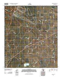Harriet Texas Historical topographic map, 1:24000 scale, 7.5 X 7.5 Minute, Year 2010