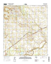 Harriet Texas Current topographic map, 1:24000 scale, 7.5 X 7.5 Minute, Year 2016