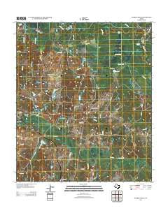 Harris Chapel Texas Historical topographic map, 1:24000 scale, 7.5 X 7.5 Minute, Year 2013