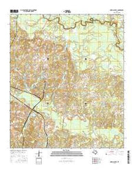 Harris Chapel Texas Current topographic map, 1:24000 scale, 7.5 X 7.5 Minute, Year 2016
