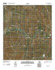 Harris Lake Texas Historical topographic map, 1:24000 scale, 7.5 X 7.5 Minute, Year 2010
